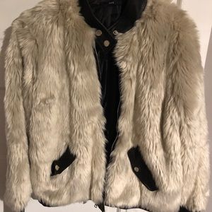 Faux fur jacket